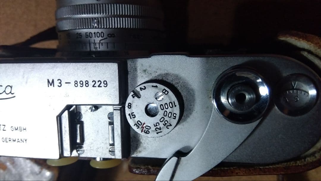 d*7様 LeicaM3/フィルムカメラ/レトロ/ライカ/レトロ/革カバー付