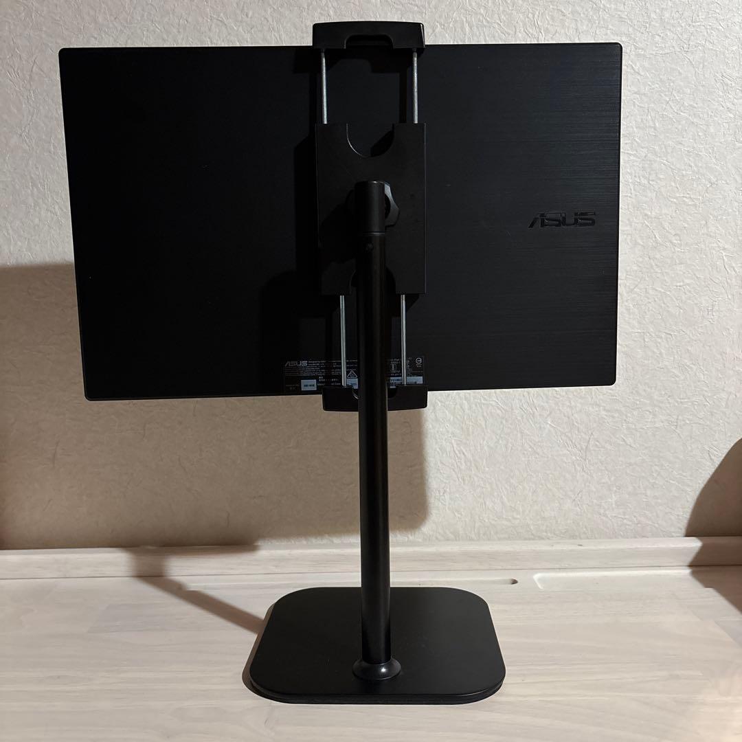 ASUS MB165B ポータブルモニター 本体とケーブル、カバー付き
