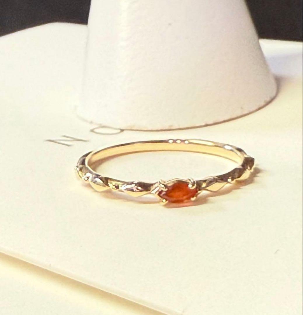 【NOJESS】K10マーキスカーネリアンリング