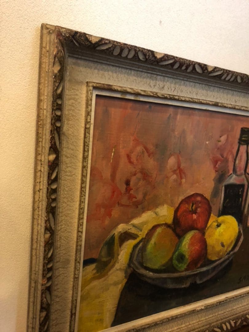 祖父が収集していた絵画　シリアルNo.サイン入　大作