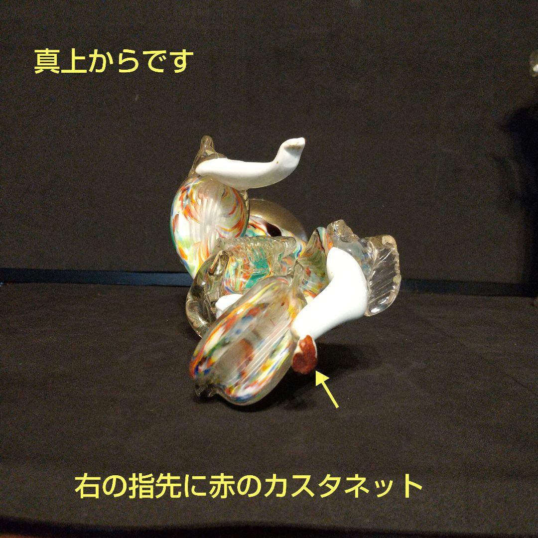 ベネチアガラス工芸品 フィギュリン 貴重フラメンコ ペア 粉ガラスで流れるライン