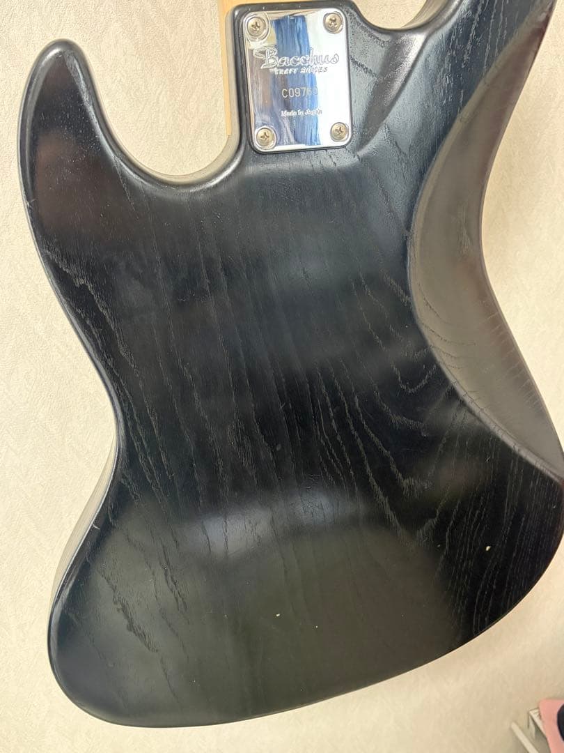 ベース Bacchus WL4-FM CUSTOM III BLK/OIL