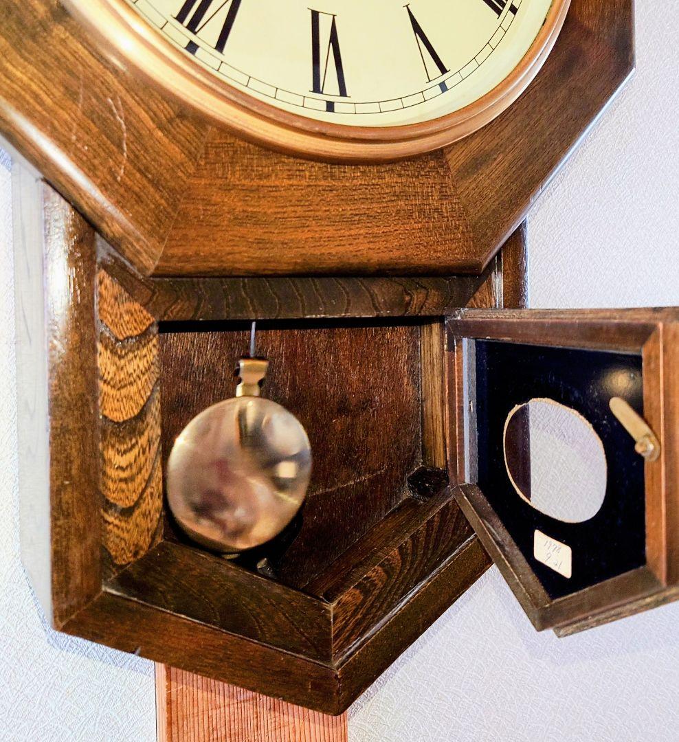 〈完動・美品〉武田時計MAJESTY②　31日巻　八角ゼンマイ振り子時計　古時計