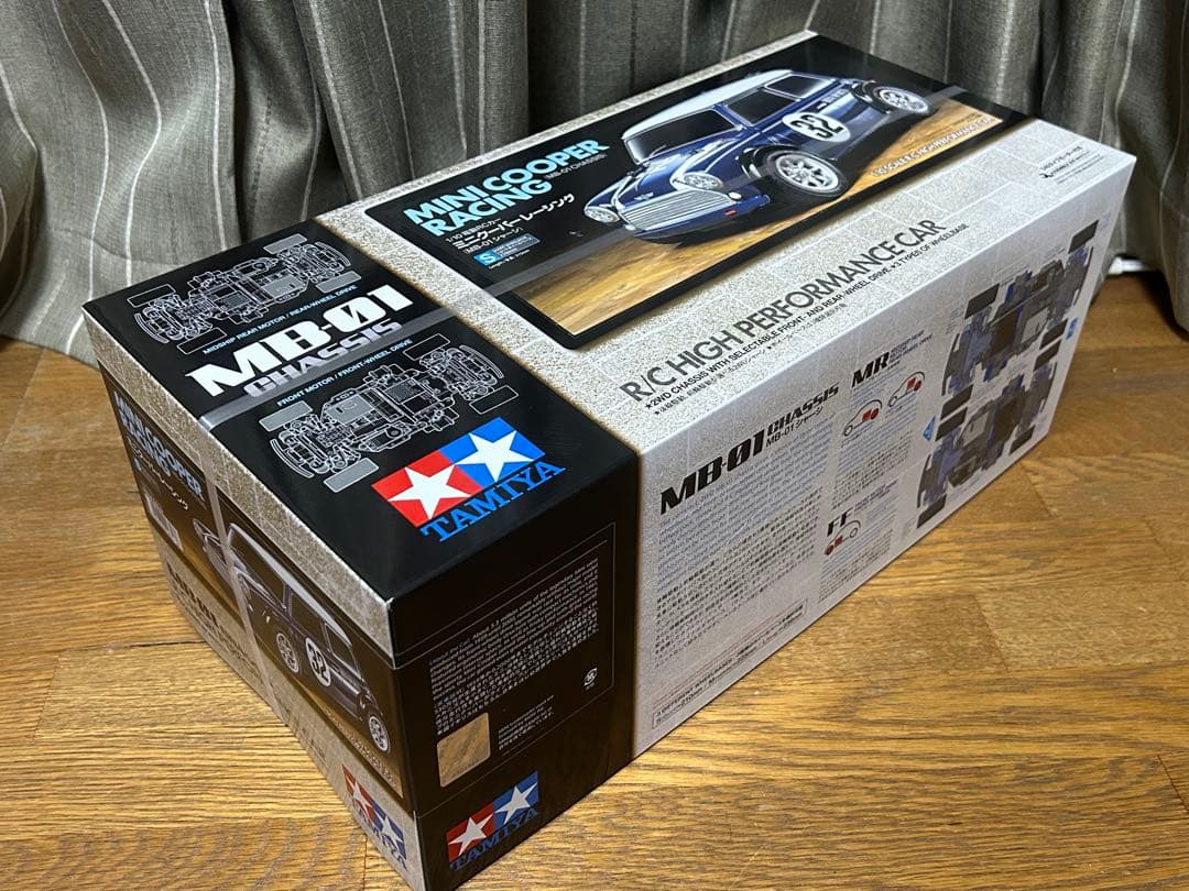 【新品・未使用！】タミヤ 1/10RC ミニクーパーレーシング (MB-01)