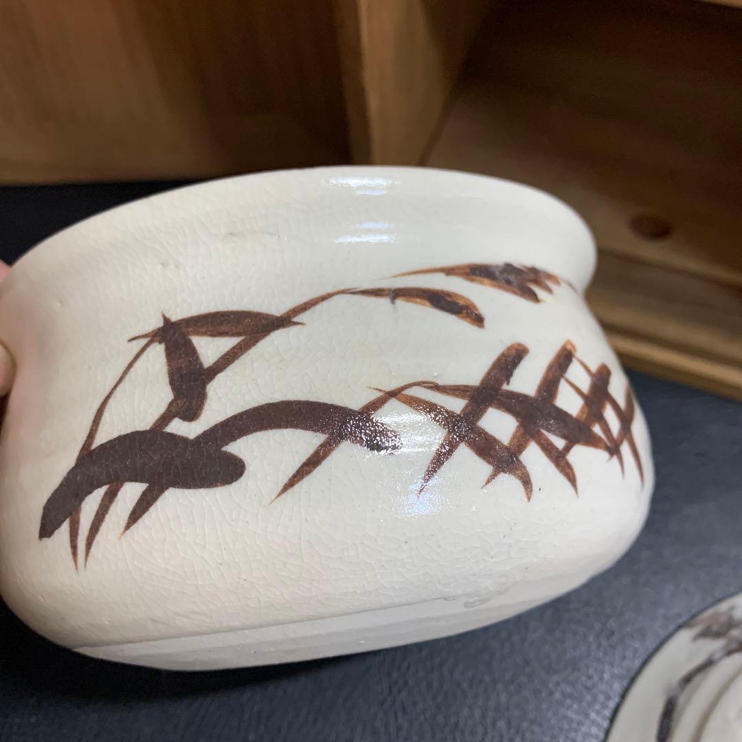 茶道具セット　茶箱　古物　歴史　茶碗　水差し　茶灼　棗　銘有