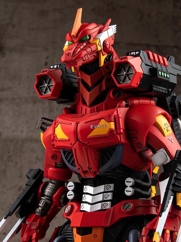 ゴジラ対エヴァンゲリオン 3式機龍〈改〉 エヴァ2号機カラーVer. プラモデル