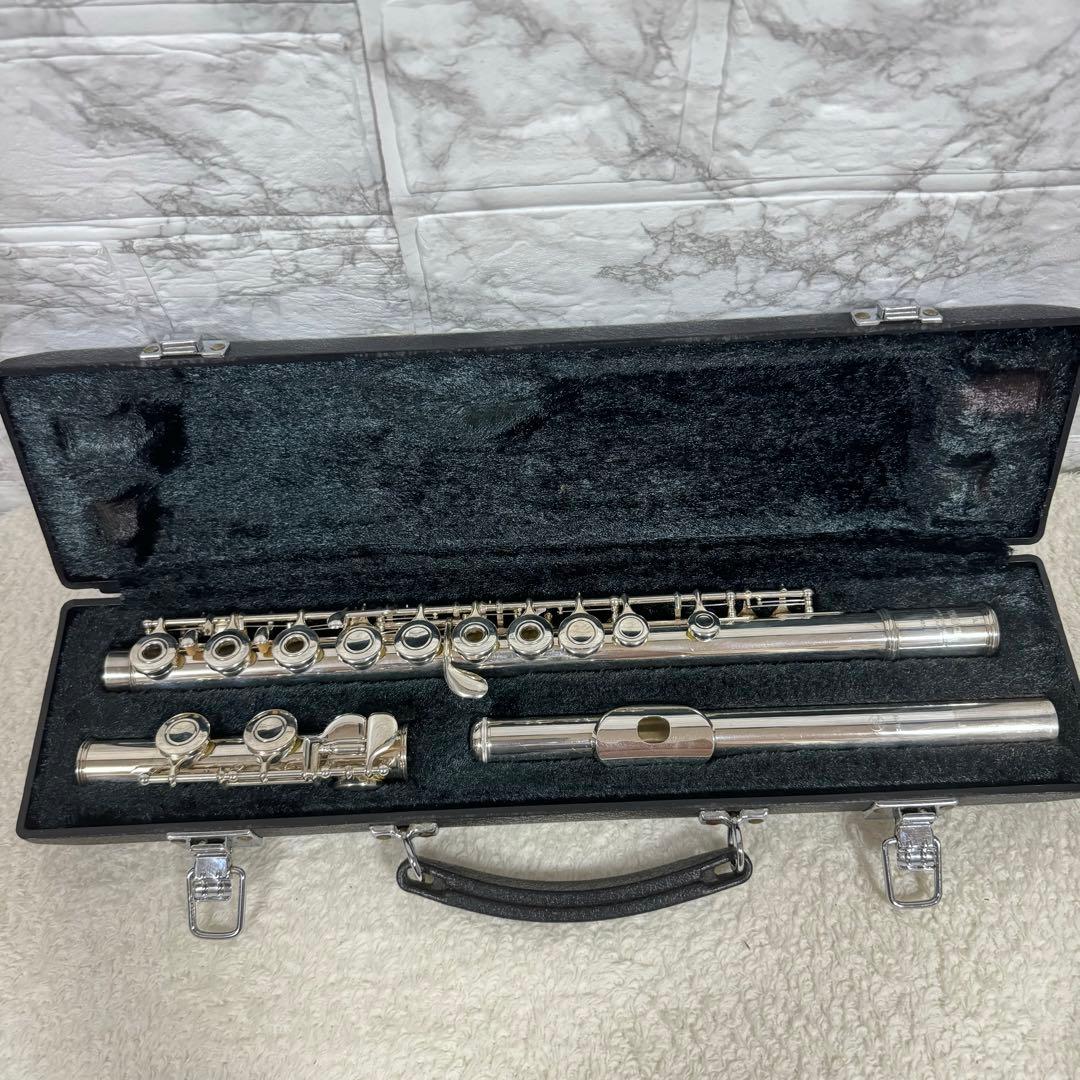 希少　YAMAHA ヤマハ　フルート　YFL 385 リングキー　オープンホール