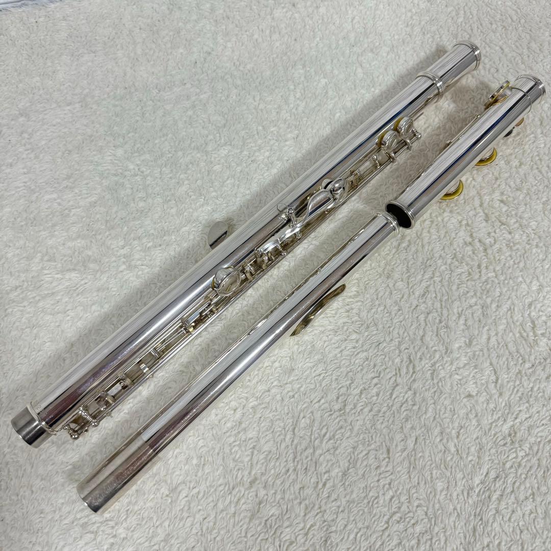 希少　YAMAHA ヤマハ　フルート　YFL 385 リングキー　オープンホール