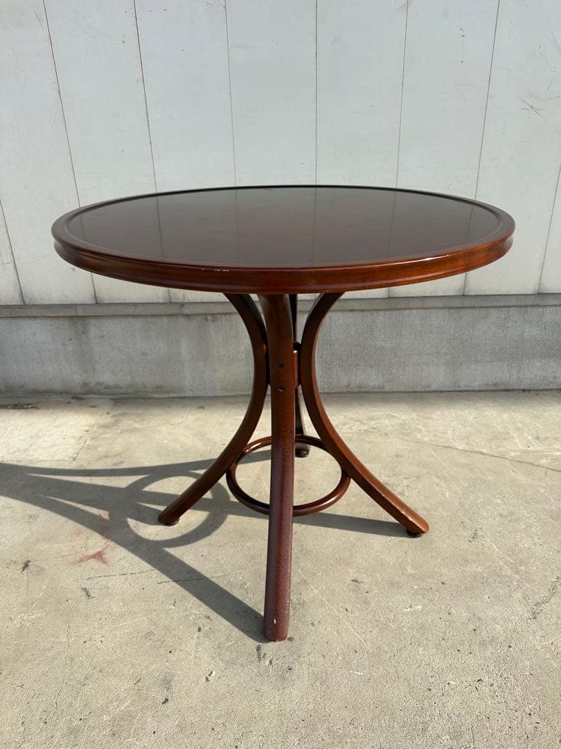 大塚家具 秋田木工 ダイニングテーブル（丸）「T-130」 ナラ材／ブナ