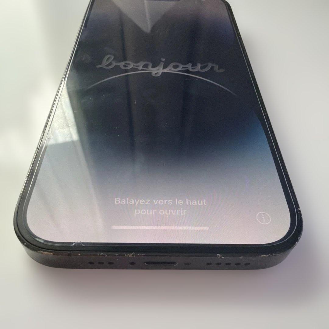 iPhone14pro 本体　SIMフリー　512GB ブラック　液晶新品交換済