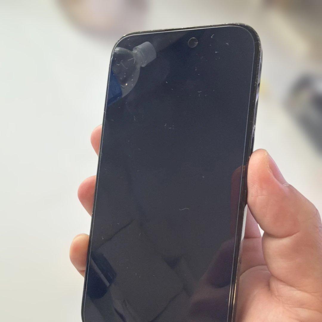 iPhone14pro 本体　SIMフリー　512GB ブラック　液晶新品交換済