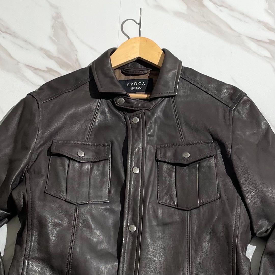 charさま　EPOCA UOMO エポカウオモ　レザージャケット　シングル
