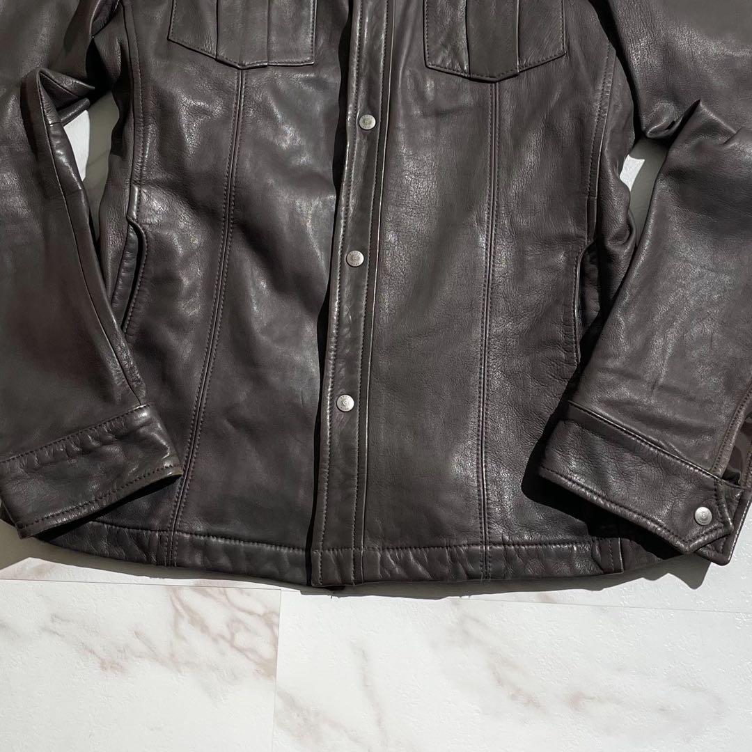 charさま　EPOCA UOMO エポカウオモ　レザージャケット　シングル