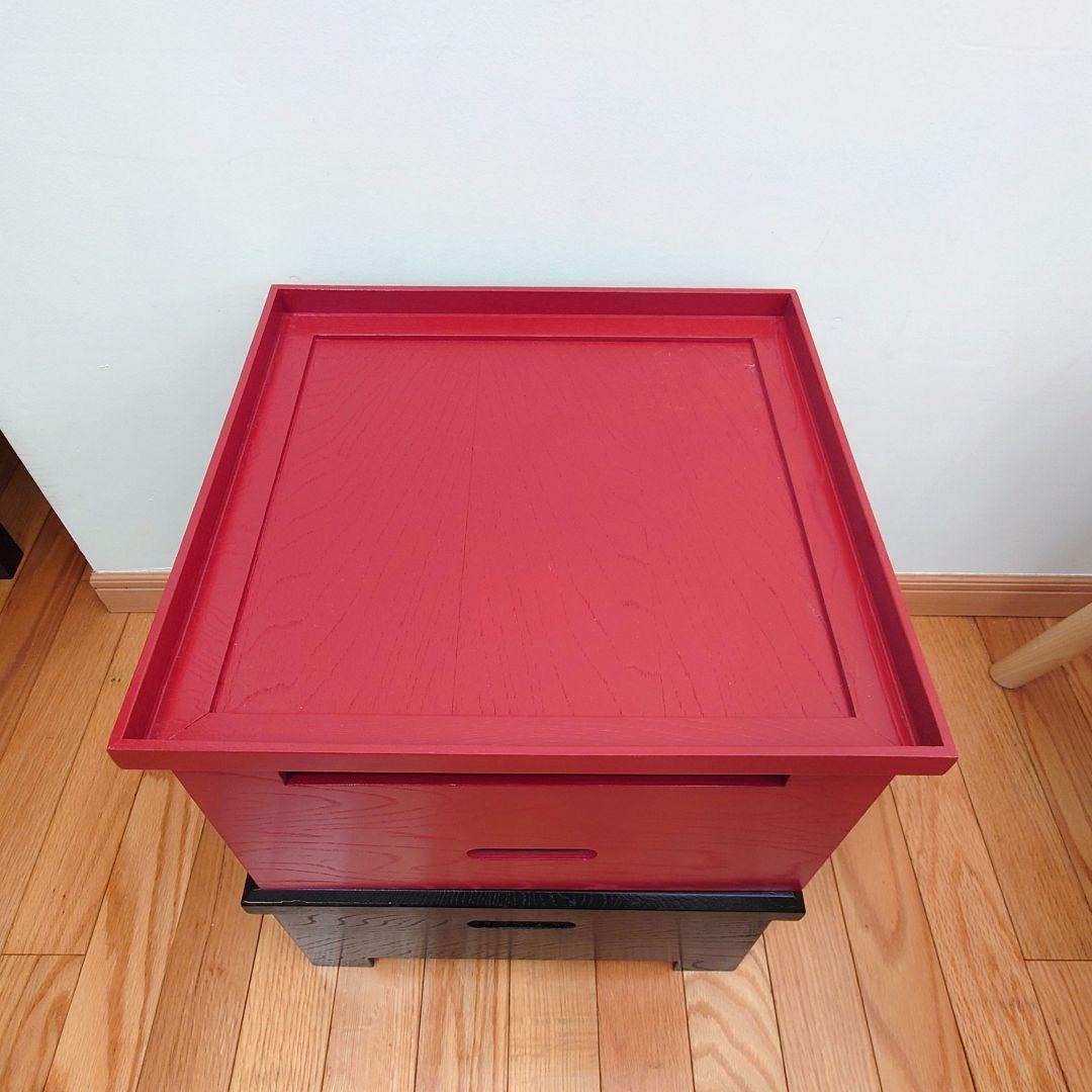 箱膳　大　木箱　2台セット