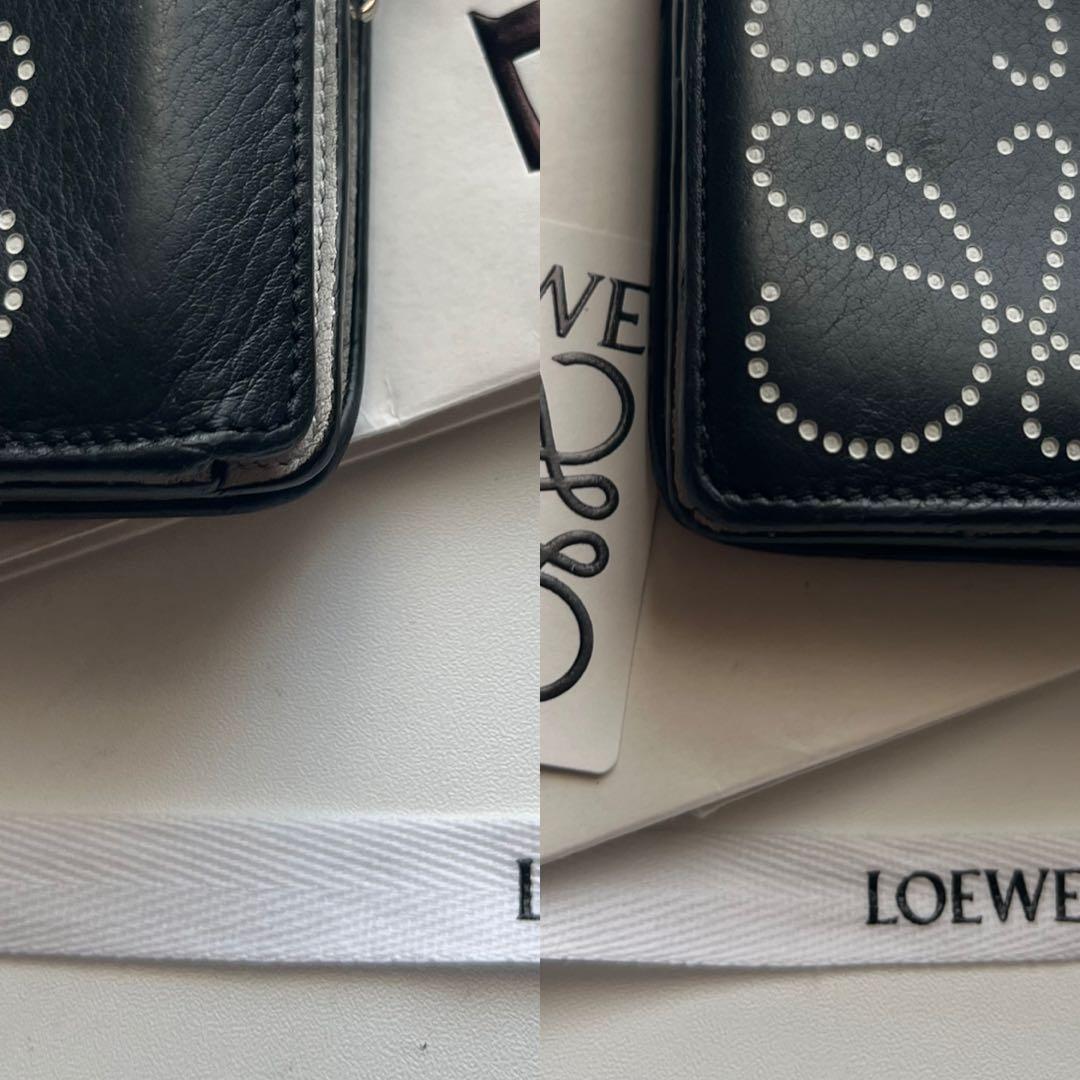 71 美品 LOEWE ロエベ 2つ折り財布