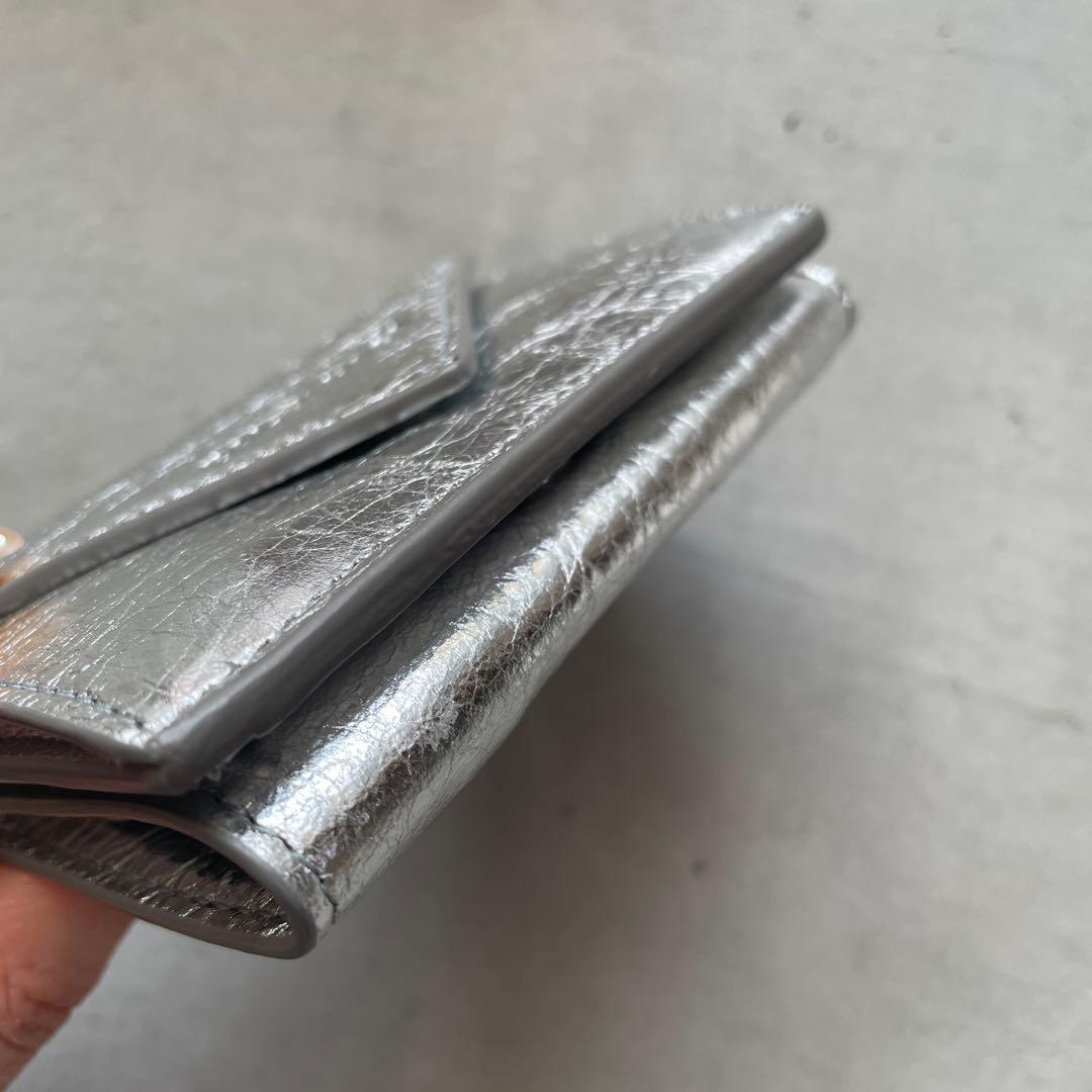 バレンシアガ BALENCIAGA ペーパーミニウォレット 三つ折り財布