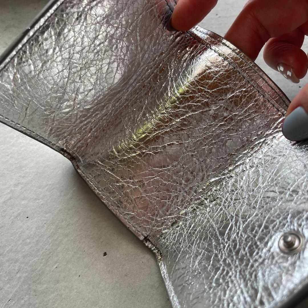 バレンシアガ BALENCIAGA ペーパーミニウォレット 三つ折り財布