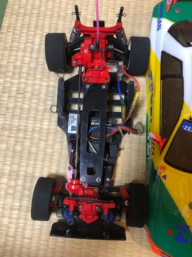 タミヤRCカー TA01/TA02？カーボンシャーシ仕様 プロポ付き フルセット