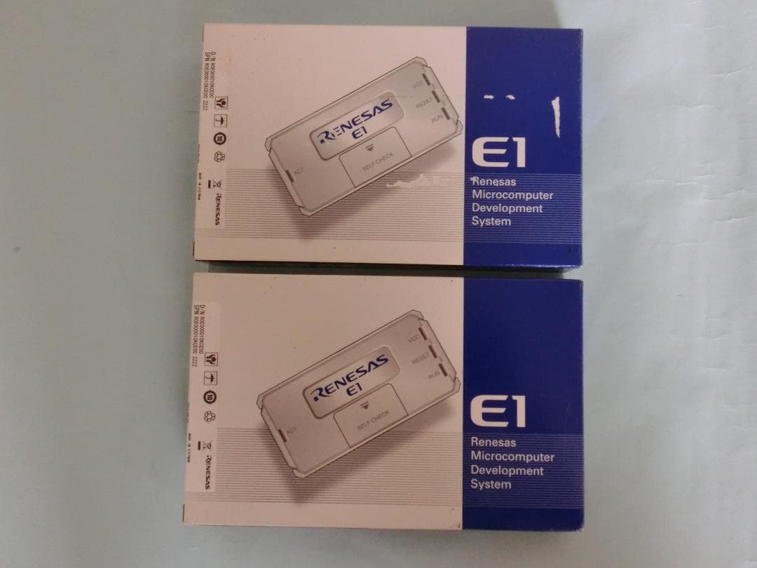 ルネサス　Renesas 　E1エミュレータ　マイコンデバックツール　２個セット