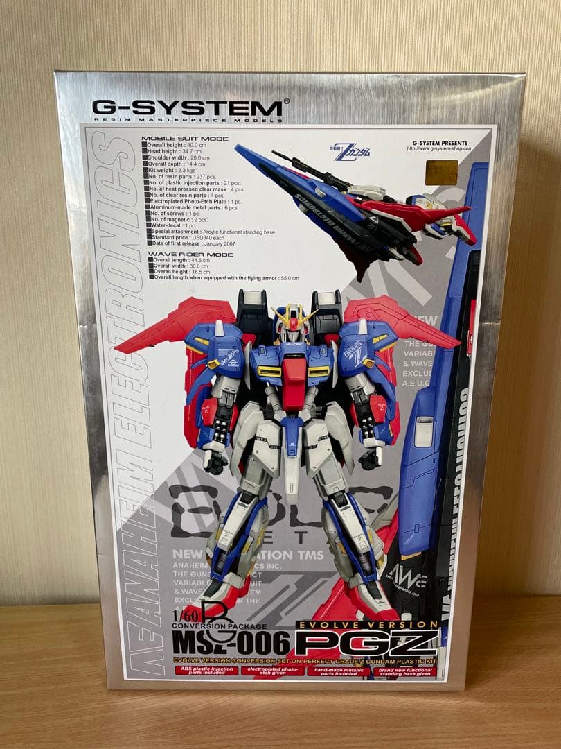 【未使用品】G-SYSTEM ガンダム MSZ-006 PGZ 1/60