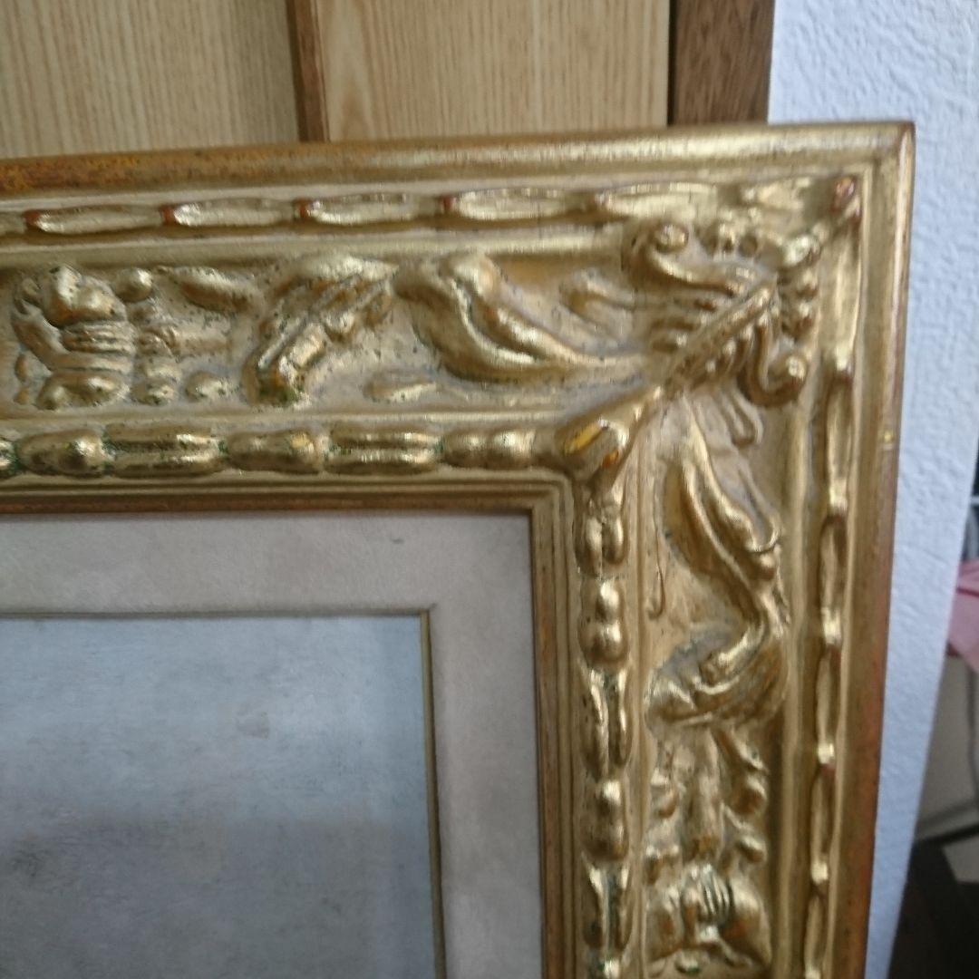 Ｆ20 油絵用 金色 油彩 額縁