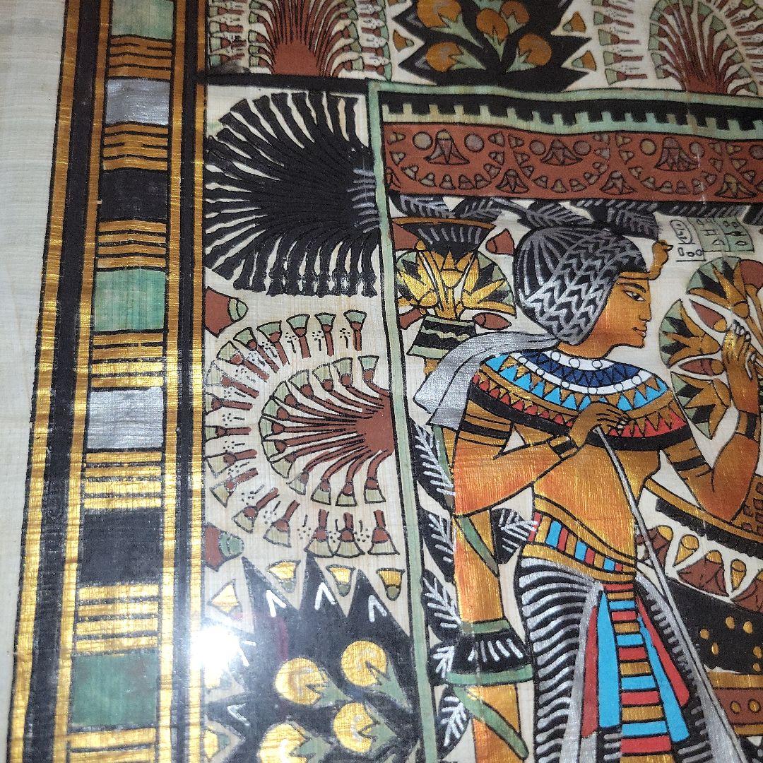 額入りパピルス紙  本物  サイズ72×56、5