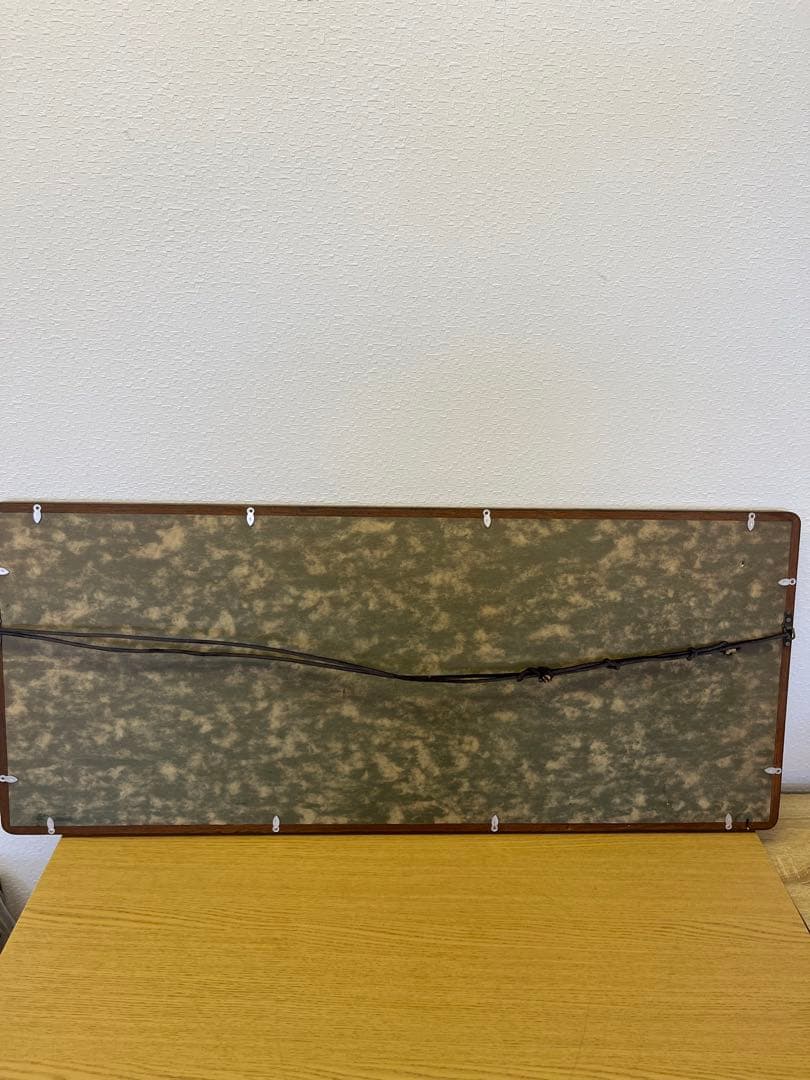 【秀水図】大型陶板額　宝寿窯　陶板額　有田焼　昭和　レトロ