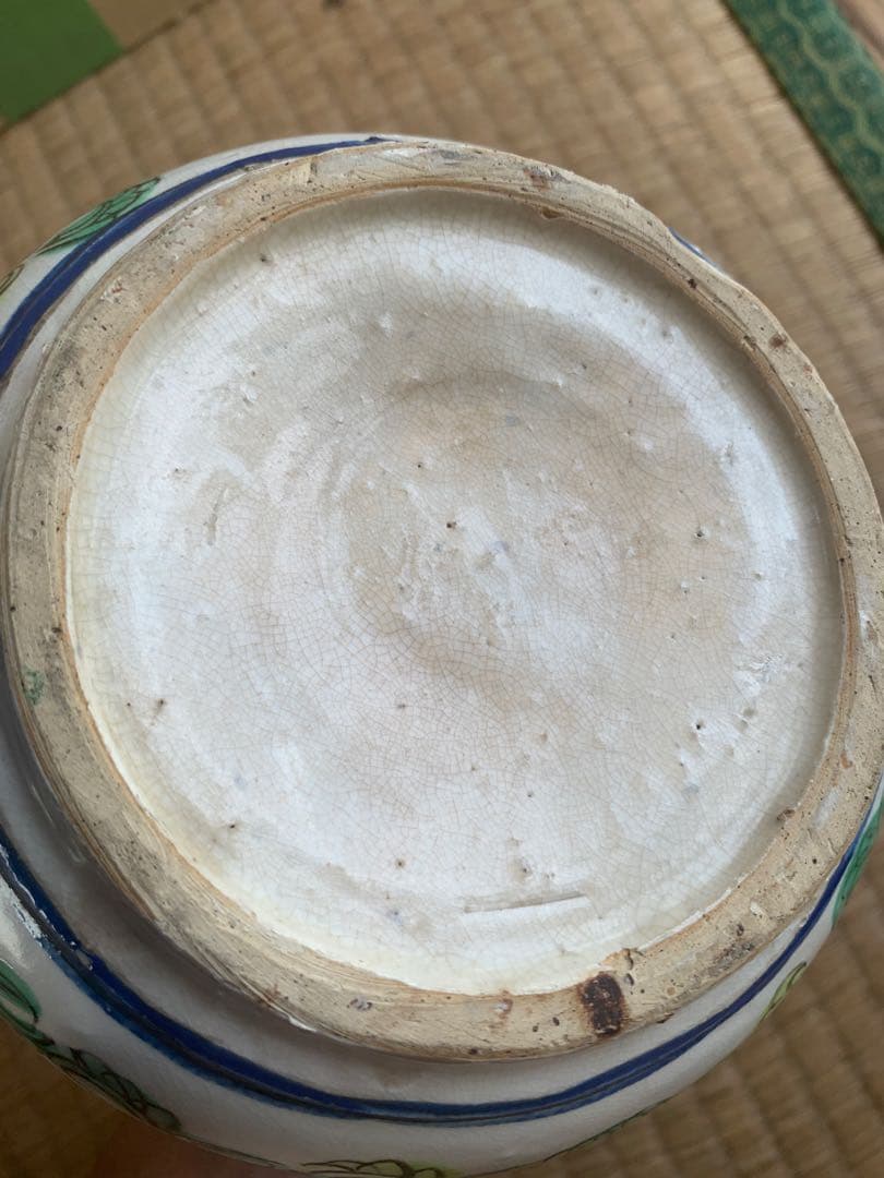 中国清時代五彩花瓶