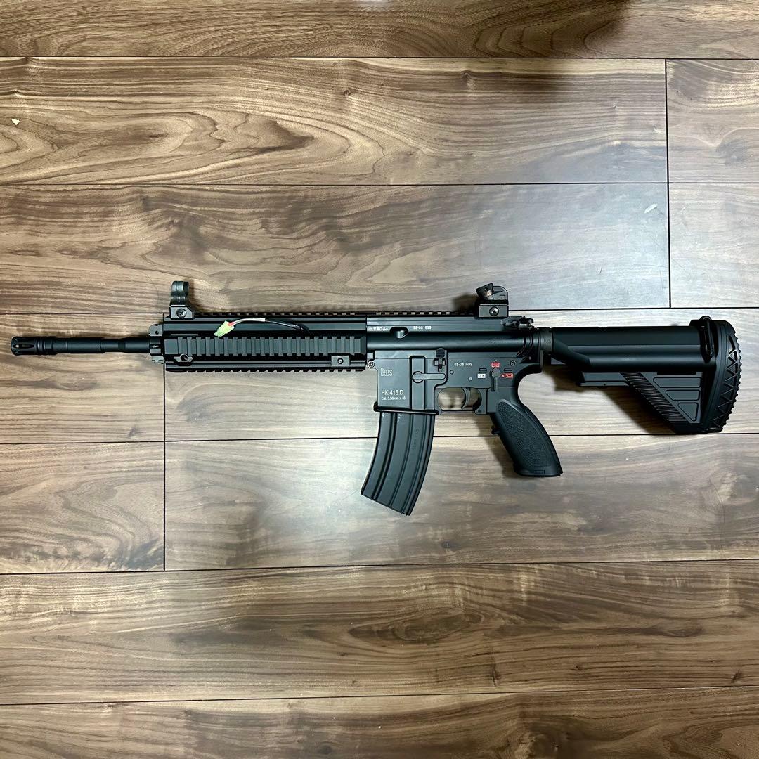 東京マルイ HK416D 前出し配線 リポ化カスタム 美品