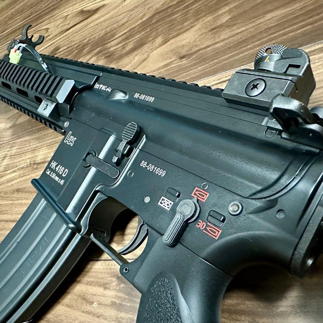 東京マルイ HK416D 前出し配線 リポ化カスタム 美品