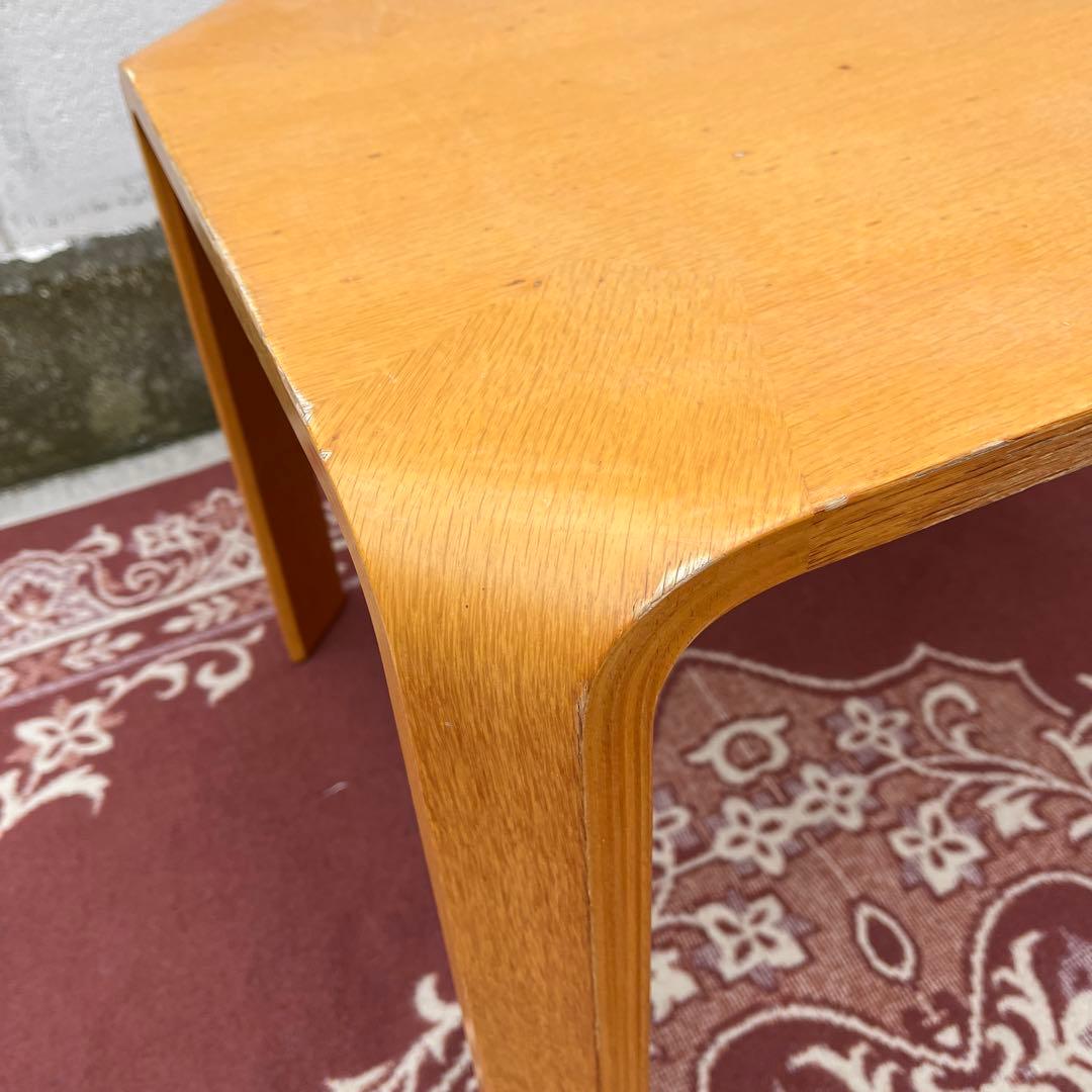 天童木工 Tendo ◾️木製プライウッド サイドテーブル コーヒーテーブル