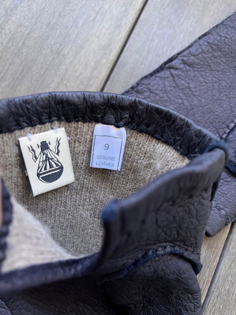 イタリア製　ペッカリー　グローブ　手袋　カシミア