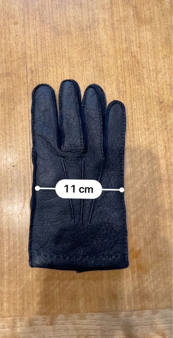 イタリア製　ペッカリー　グローブ　手袋　カシミア