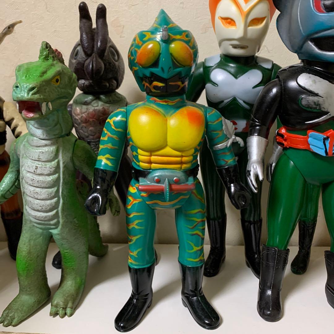旧バンダイ　仮面ライダーアマゾン　ソフビ