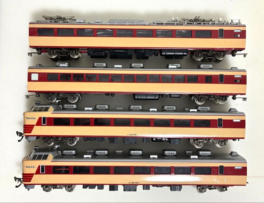 HOゲージ　485系電車 4両セット 良品