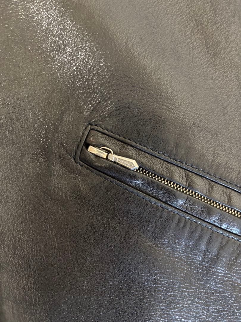 agnès b. シングルライダースジャケット サイズ2