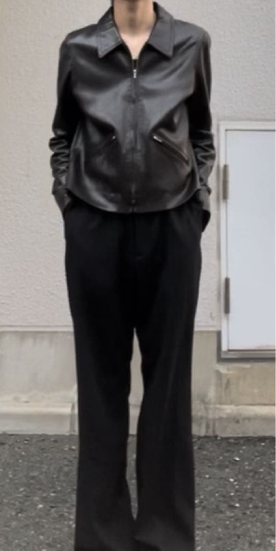 agnès b. シングルライダースジャケット サイズ2