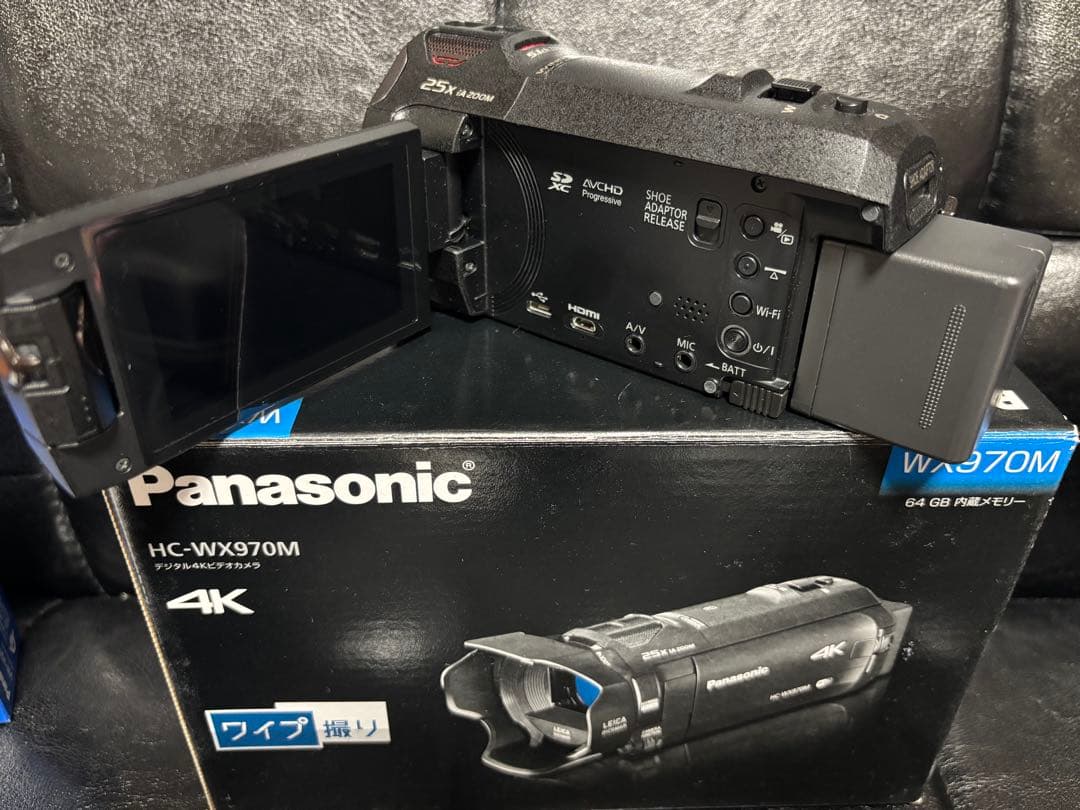 Panasonic デジタル4Kビデオカメラ HC-WX970M-K 予備BT付