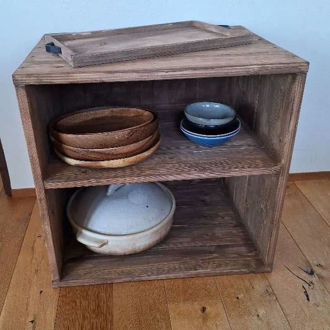 ゆ　送料込み♪木製オープンラック　収納棚