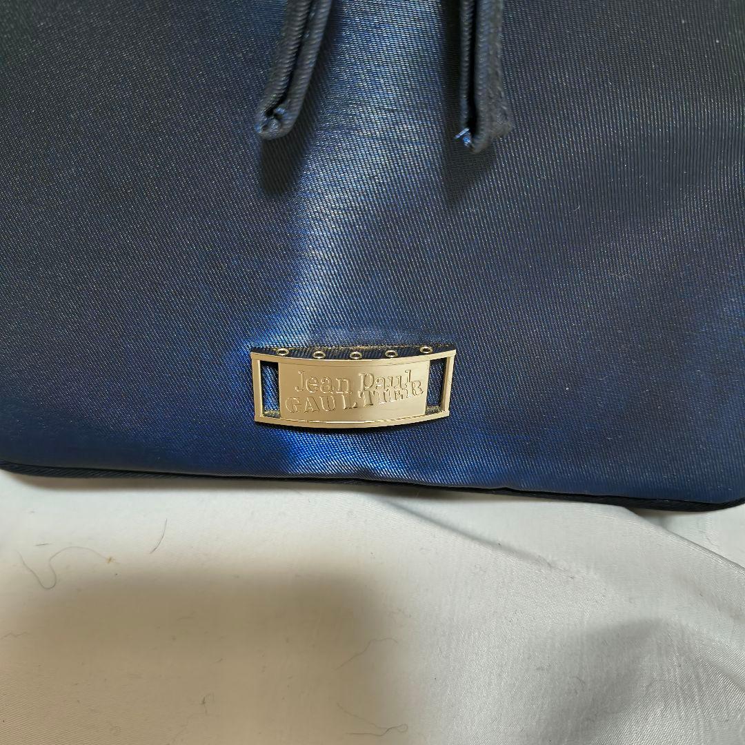 Jean Paul Gaultier ネイビー ハンドバッグ 玉虫色
