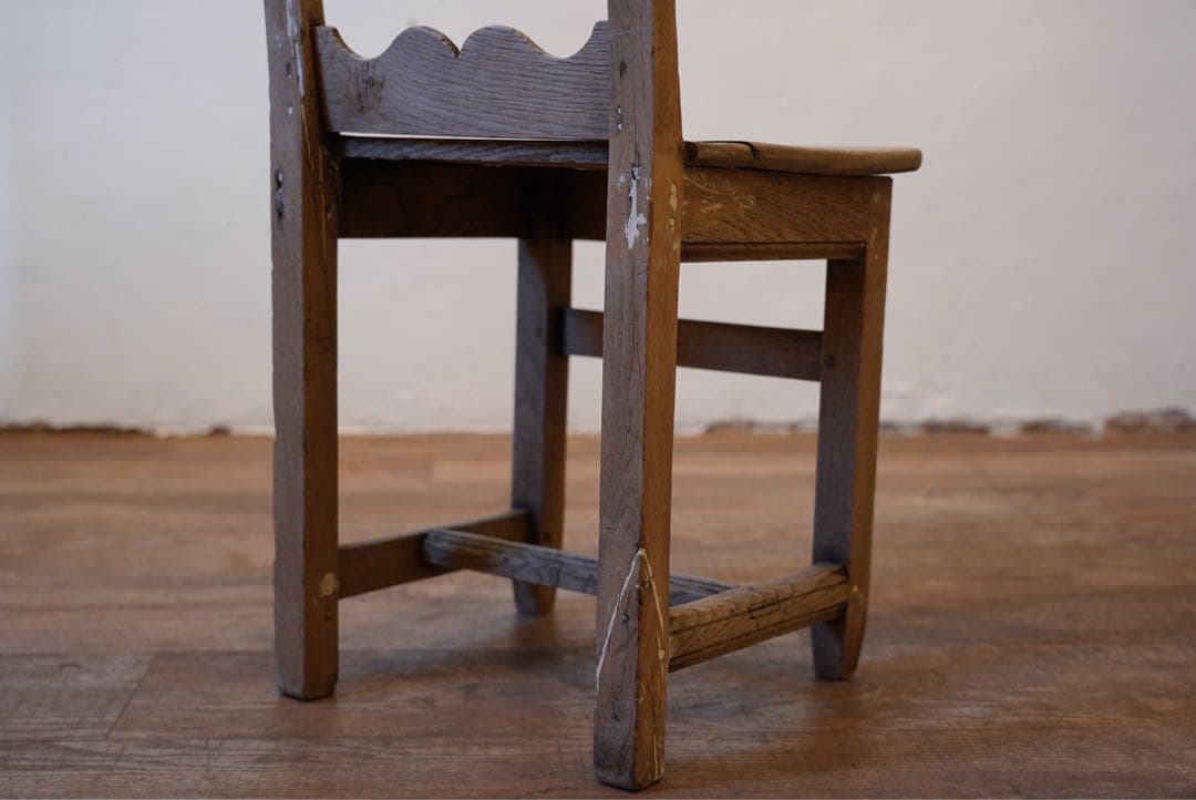 フランスアンティーク　ロレーヌチェア　古木　1800年代　椅子