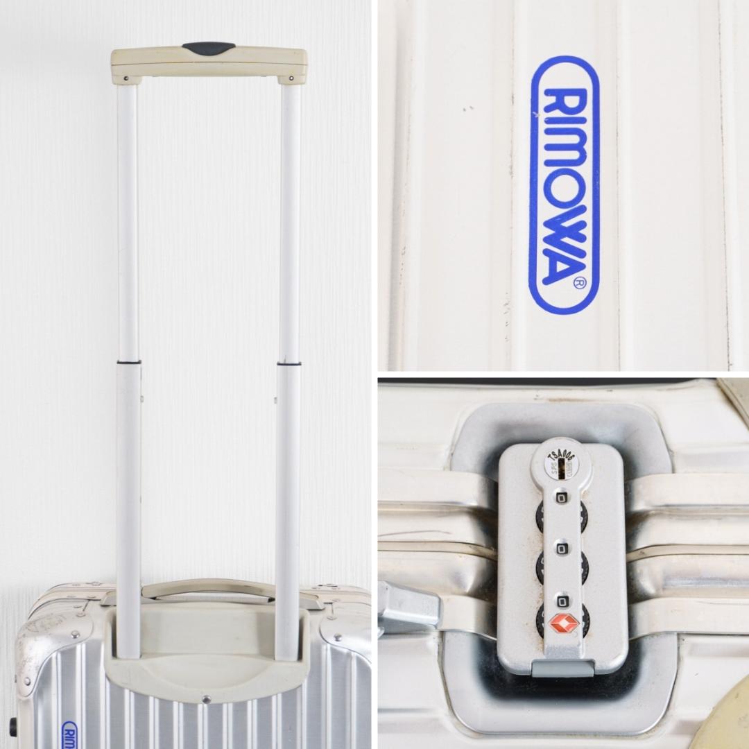 リモワ トパーズ 32L 機内持ち込み 2輪 TSAロック アルミ シルバー