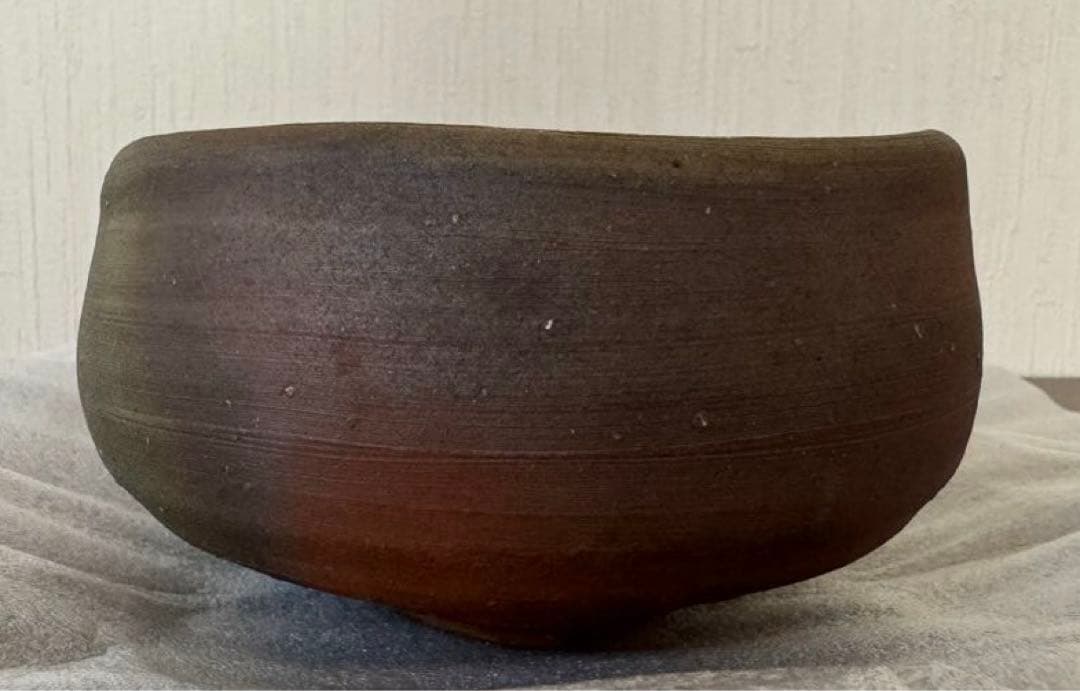 備前焼　抹茶茶椀　中村真　中村眞　新品未使用品