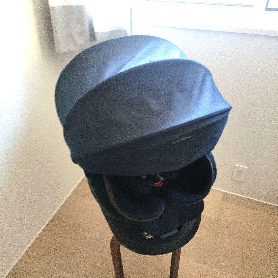 エールべべ　チャイルドシート クルット4i グランス　ネイビー　新生児から