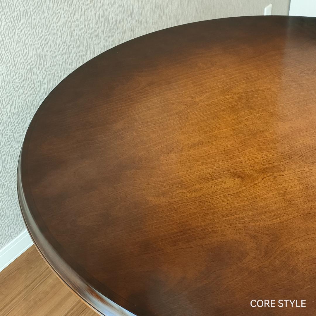 飛騨産業　キツツキ　ラウンドテーブル　ダイニングテーブル　A92