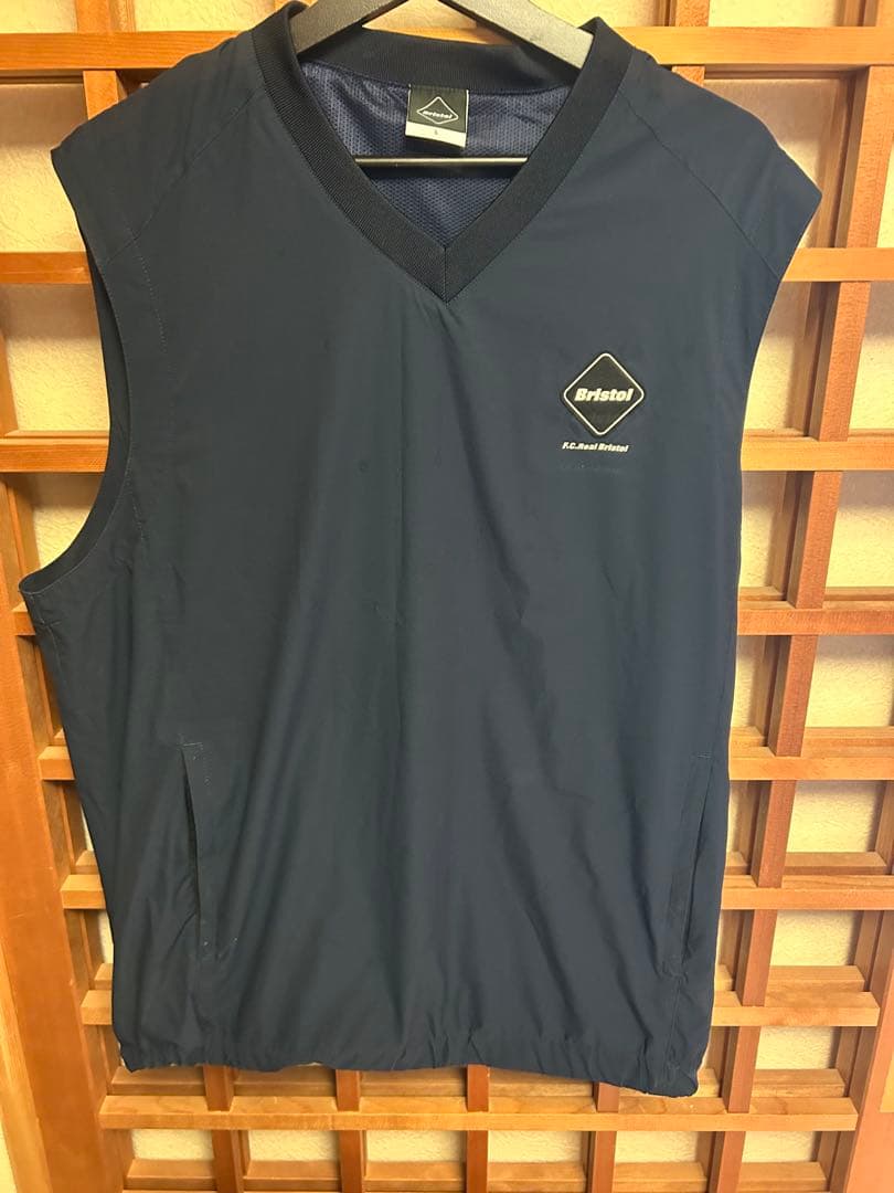 FCRB VENTILATION TRAINING VEST NAVY Lサイズ