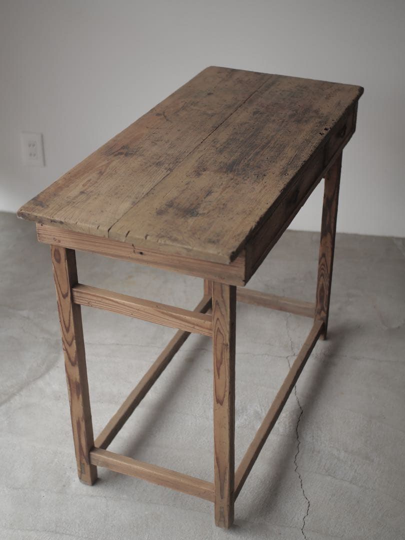 机　展示台　作業台　テーブル　台　古家具　古道具　アンティーク　昭和レトロ