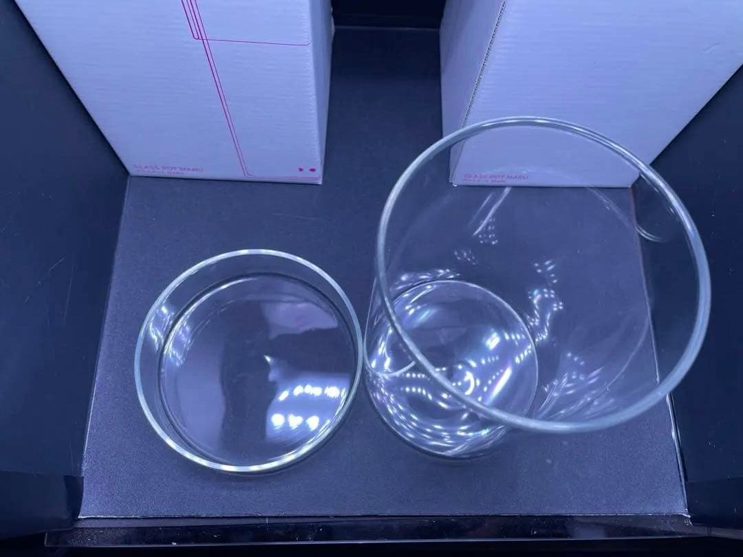 DOOA ガラスポット MARU95 通気穴無し 【廃盤】　3個セット