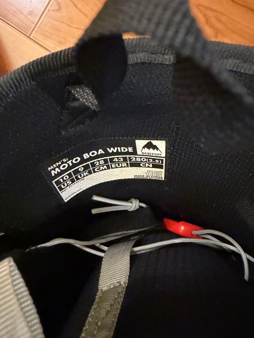 スノーボード burton moto boa wide 28cm