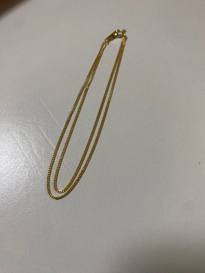 値下げ不可 新品 K18 喜平 2面 ダブルチェーン ブレスレット 18金